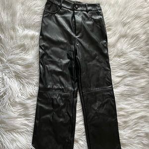 Shein faux leather pants - size S petite